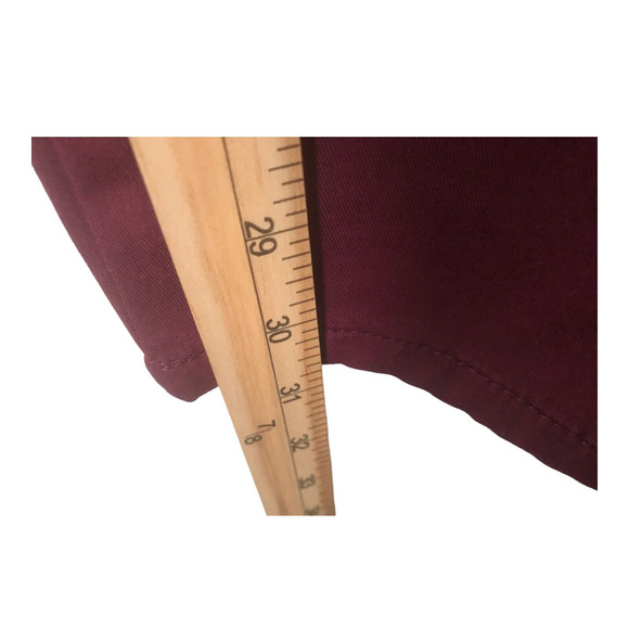 Fashion Nova Jeans Womens Size 2X Burgundy Canopy 2X High Waisted Tencel Blend - Picture 9 of 12